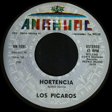 Los Picaros - Mi Destino / Hortencia side B