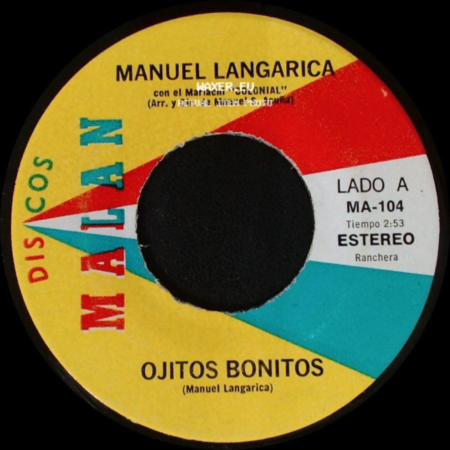 Manuel Langarica - Ojitos Bonitos / De Bohemio A Bohemio side A