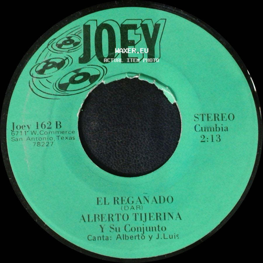 Alberto Tijerina Y Su Conjunto - La Prieta Casada / El Regañado side B