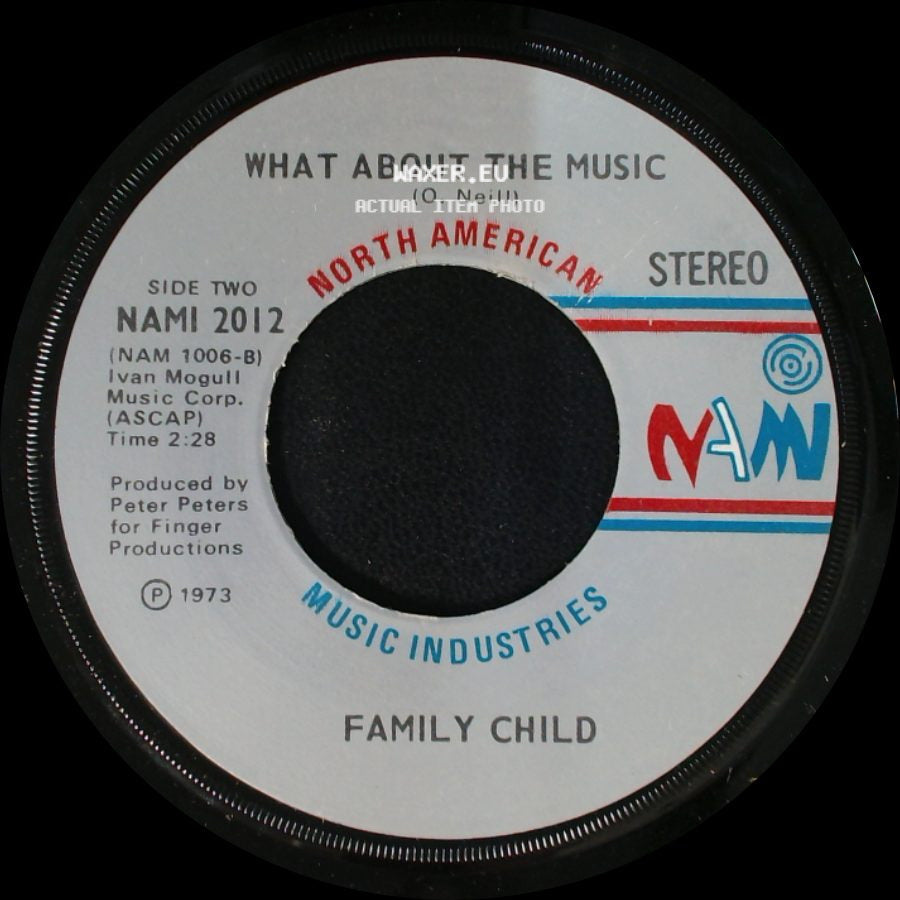 Family Child - He / What About The Music side B