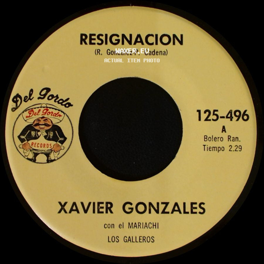 Xavier Gonzales - Resignacion / Soy Cobarde side A