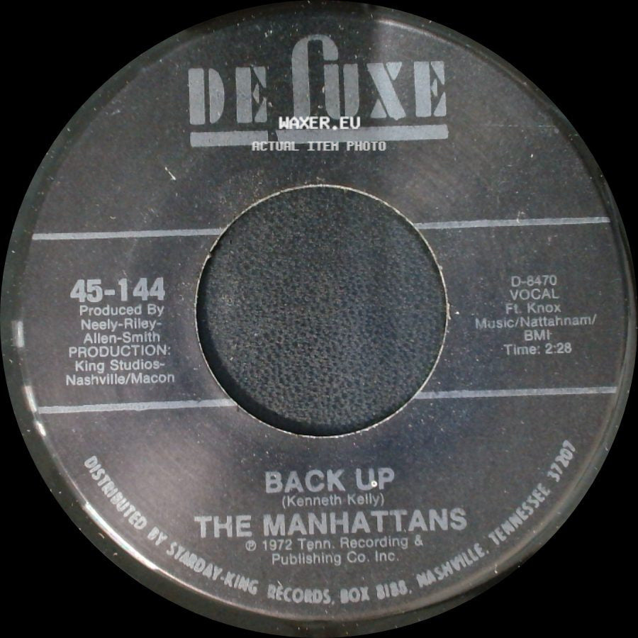 The Manhattans - Back Up / Fever side A