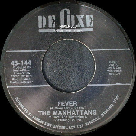 The Manhattans - Back Up / Fever side B