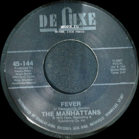 The Manhattans - Fever / Back Up side A