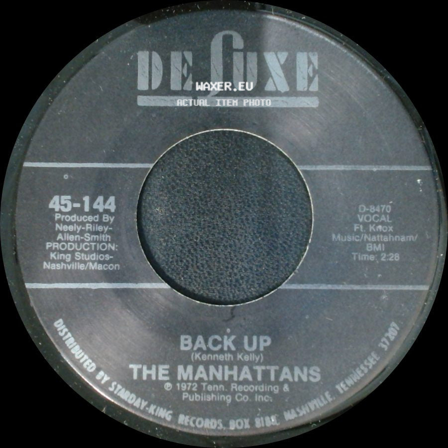 The Manhattans - Fever / Back Up side B
