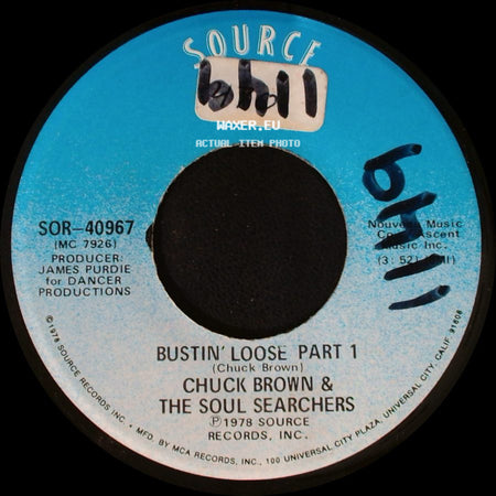 Chuck Brown & The Soul Searchers - Bustin' Loose Part 1 / Bustin' Loose Part 2 side A