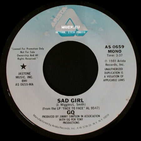 Gq - Sad Girl / Sad Girl side B