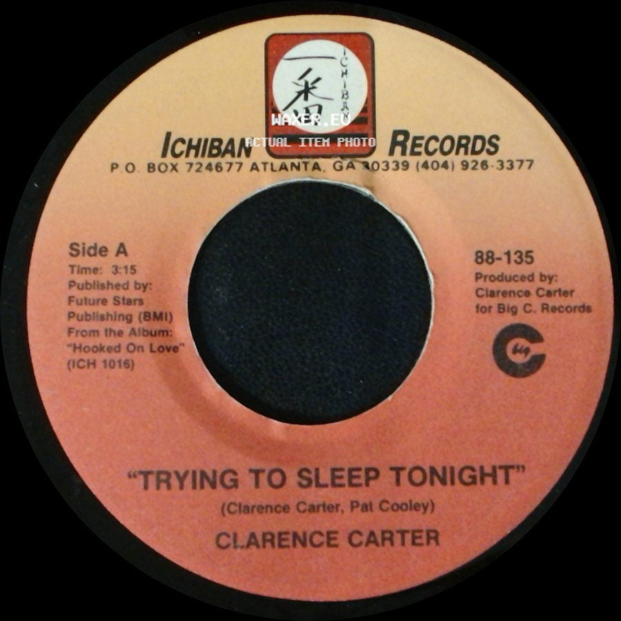 Clarence Carter - Trying To Sleep Tonight / Try Me side A