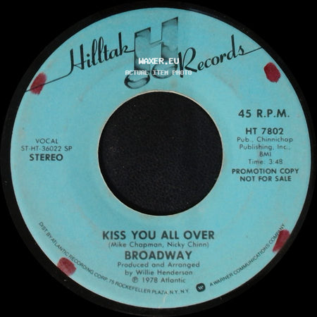 Broadway - Kiss You All Over / Love Bandit side A