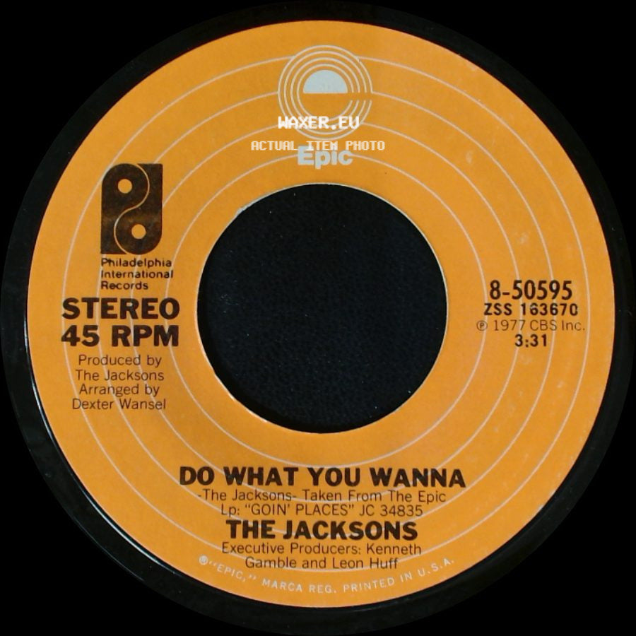 The Jacksons - Blame It On The Boogie / Do What You Wanna side B