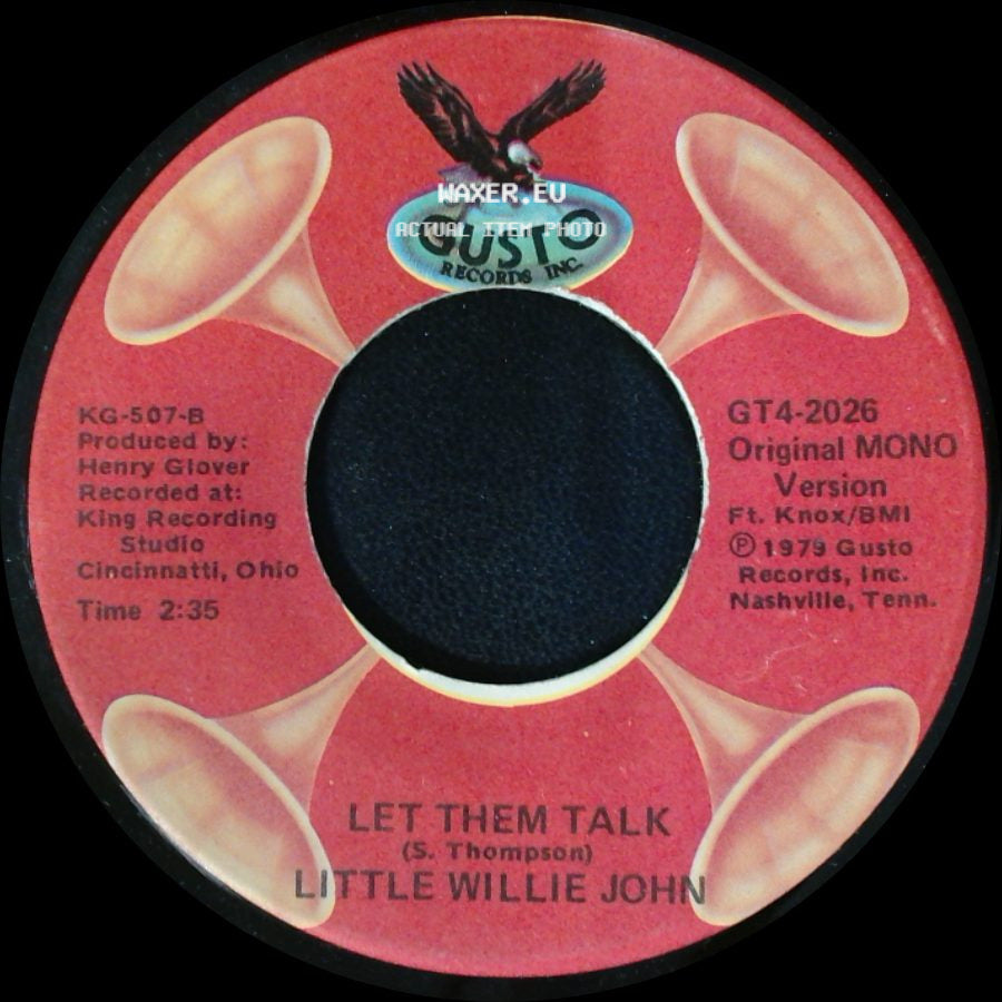 Little Willie John - Let Them Talk / Talk To Me side A