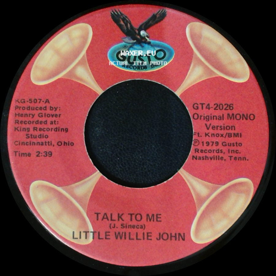 Little Willie John - Let Them Talk / Talk To Me side B