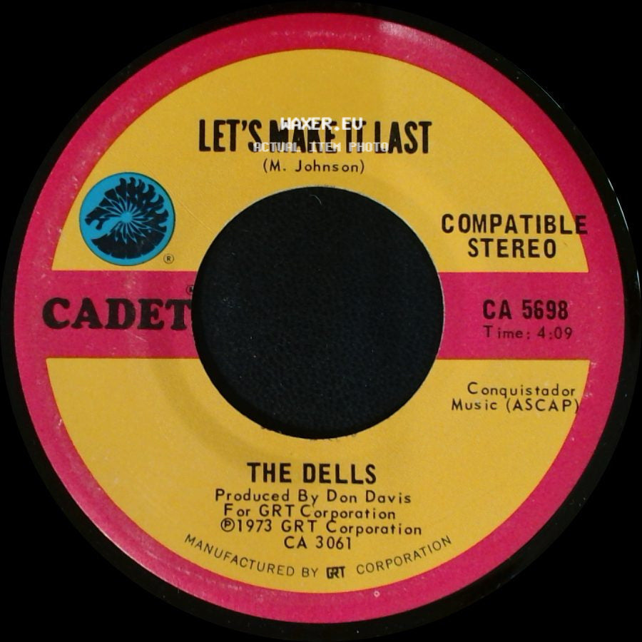 The Dells - My Pretending Days Are Over / Let's Make It Last side B