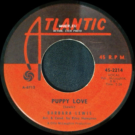 Barbara Lewis - Snap Your Fingers / Puppy Love side B