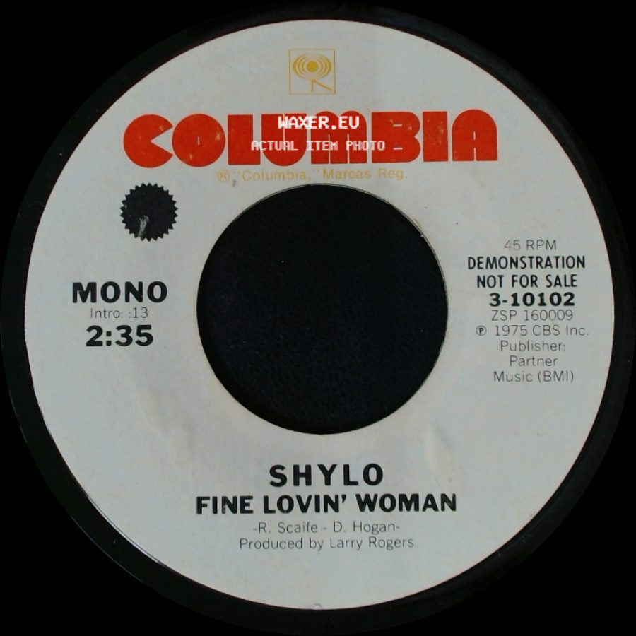 Shylo - Fine Lovin' Woman / Fine Lovin' Woman side A