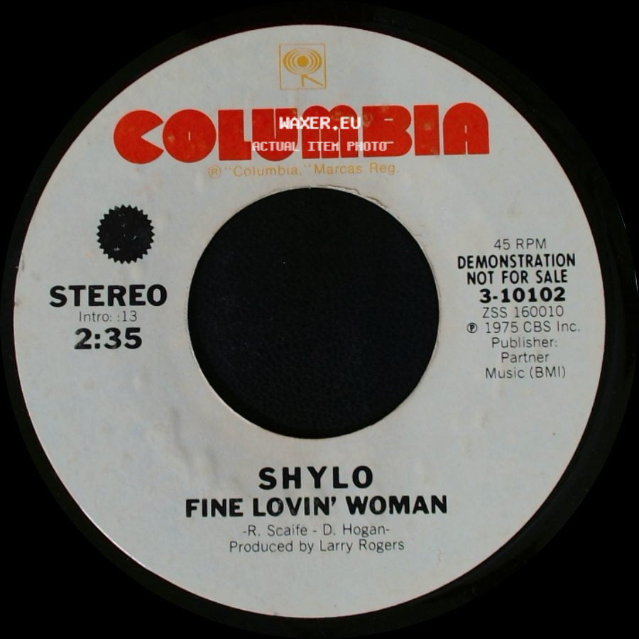 Shylo - Fine Lovin' Woman / Fine Lovin' Woman side B