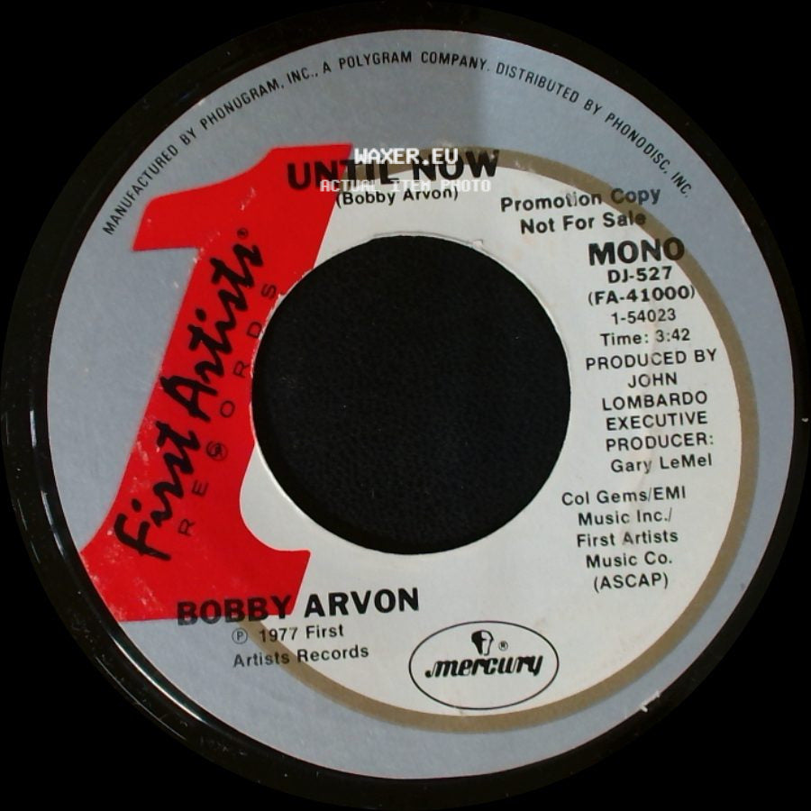 Bobby Arvon - Until Now / Until Now side A
