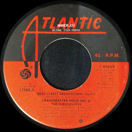 Grandmaster Melle Mel & The Furious Five - Beat Street Breakdown - Part Ii / Beat Street Breakdown - Part 1 side A