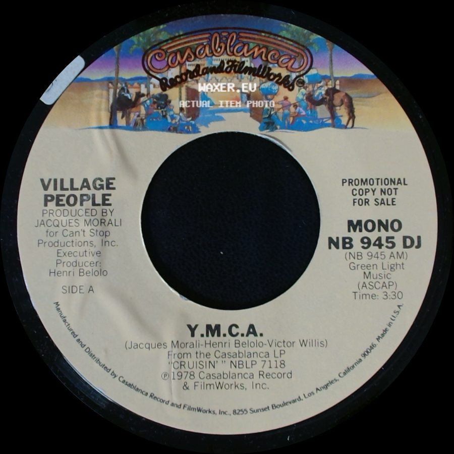 Village People - Y.M.C.A. / Y.M.C.A. side B