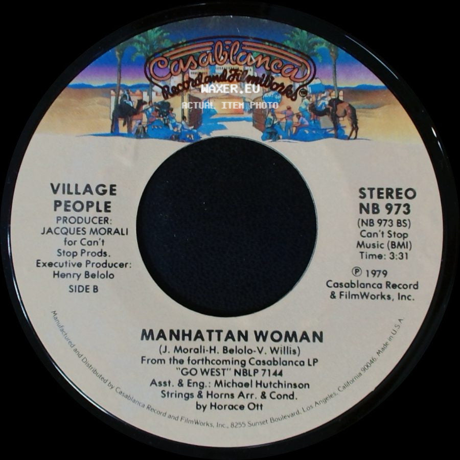 Village People - In The Navy / Manhattan Woman side B