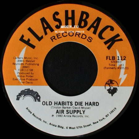 Air Supply - All Out Of Love / Old Habits Die Hard side B