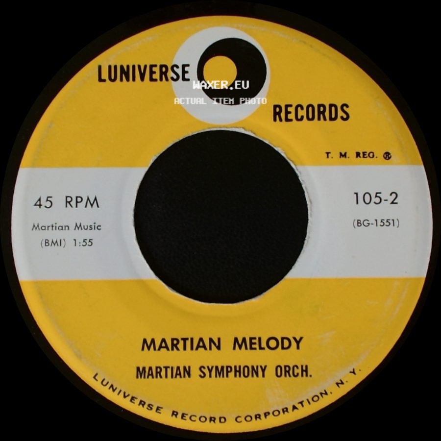 Martian Symphony Orch. - Flying Saucer The 2Nd / Martian Melody side B