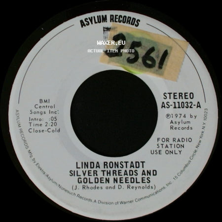 Linda Ronstadt - Silver Threads And Golden Needles / Silver Threads And Golden Needles side A