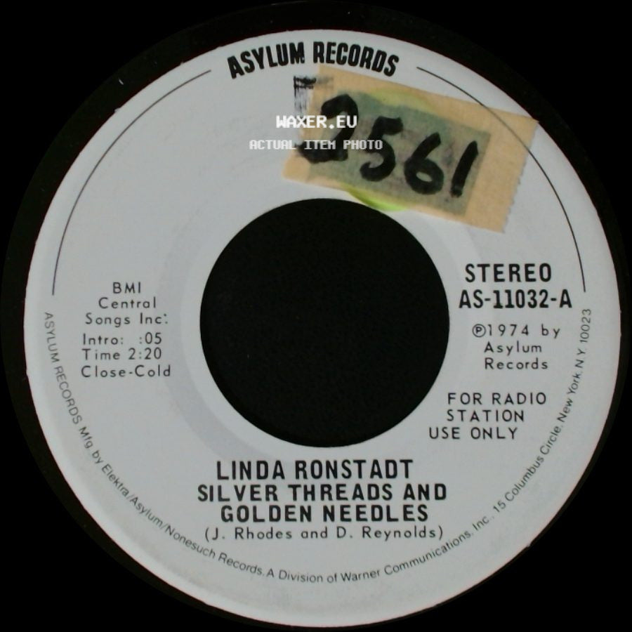 Linda Ronstadt - Silver Threads And Golden Needles / Silver Threads And Golden Needles side A
