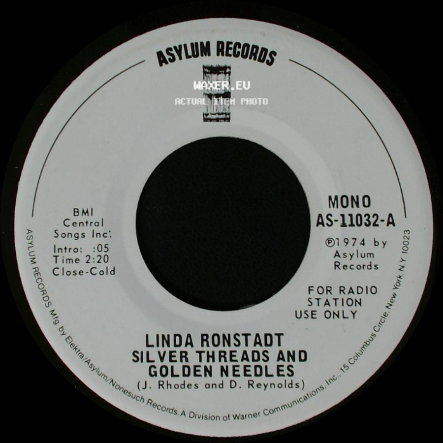 Linda Ronstadt - Silver Threads And Golden Needles / Silver Threads And Golden Needles side B