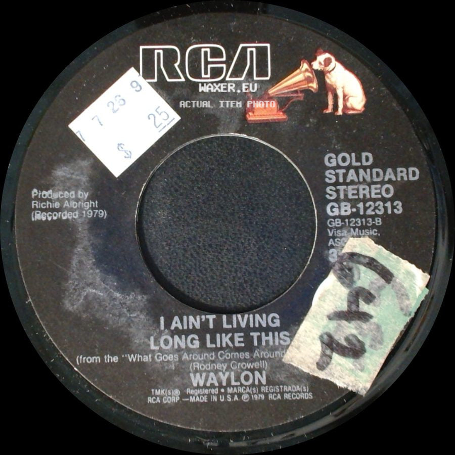 Waylon - I Ain't Living Long Like This / Amanda side A