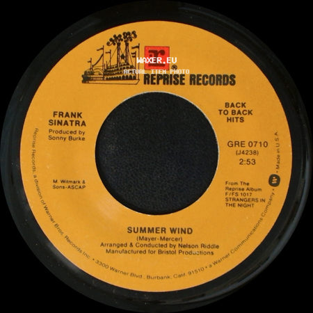 Frank Sinatra - Strangers In The Night / Summer Wind side B