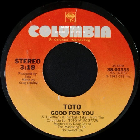 Toto - Good For You / Africa side A