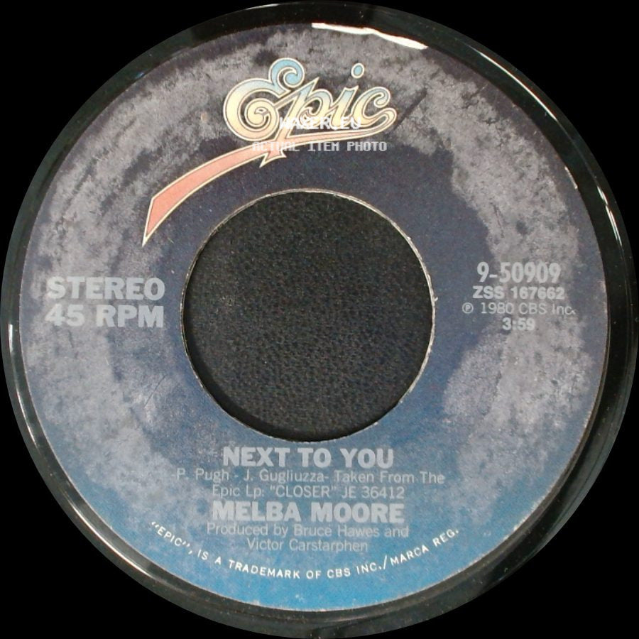 Melba Moore - Next To You / Everything So Good About You side A