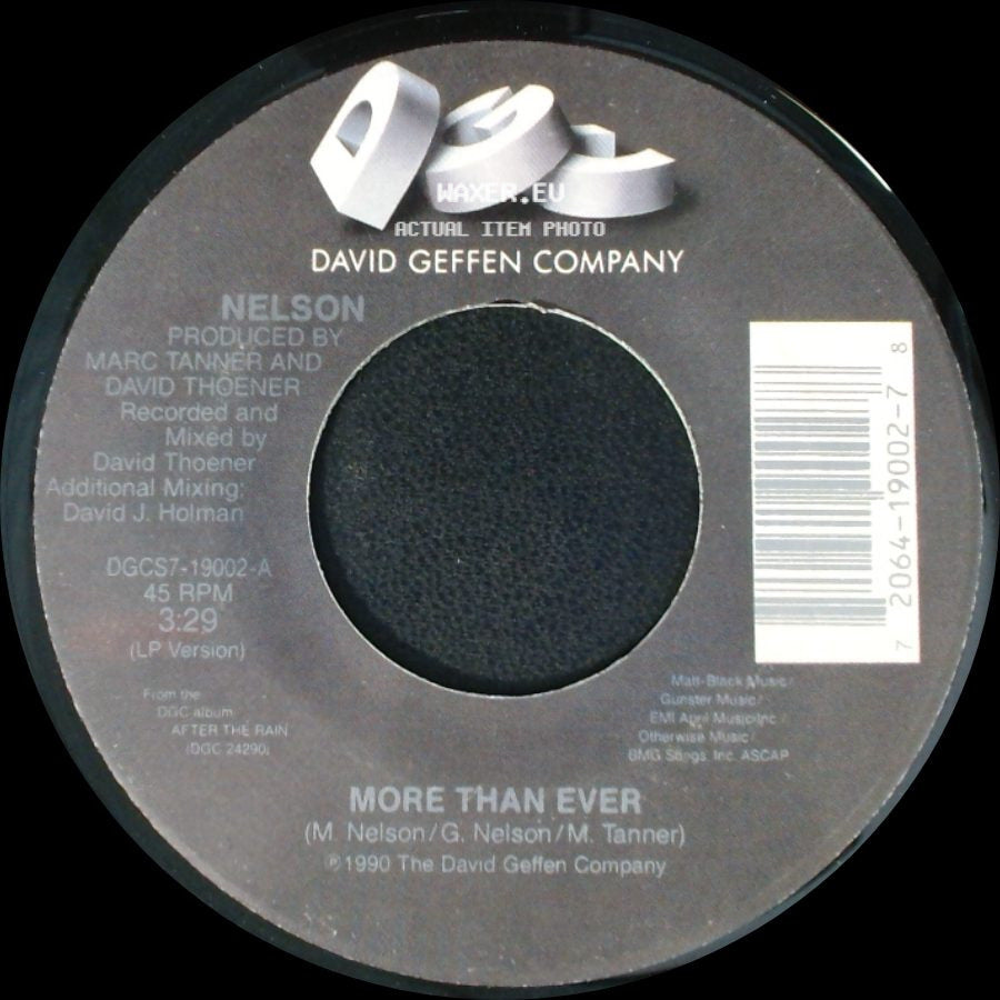 Nelson - More Than Ever / Keep One Heart side A