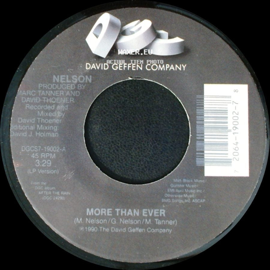Nelson - More Than Ever / Keep One Heart side A