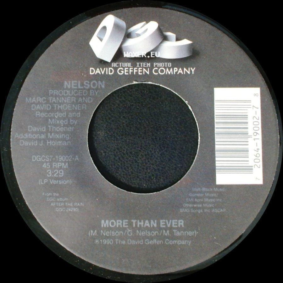 Nelson - More Than Ever / Keep One Heart side A