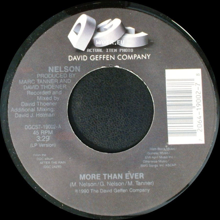Nelson - More Than Ever / Keep One Heart side A
