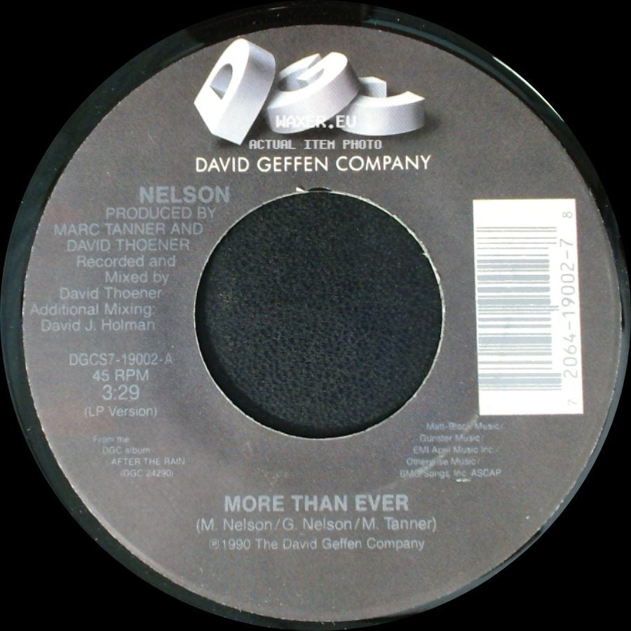 Nelson - More Than Ever / Keep One Heart side A