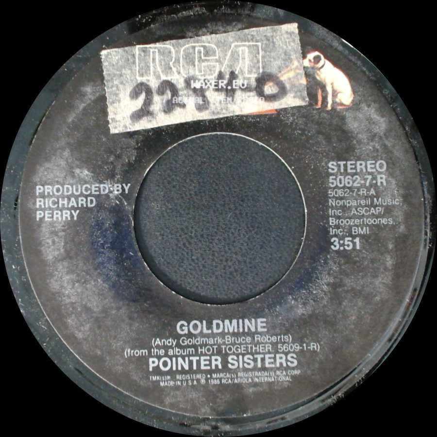 Pointer Sisters - Goldmine / Sexual Power side A