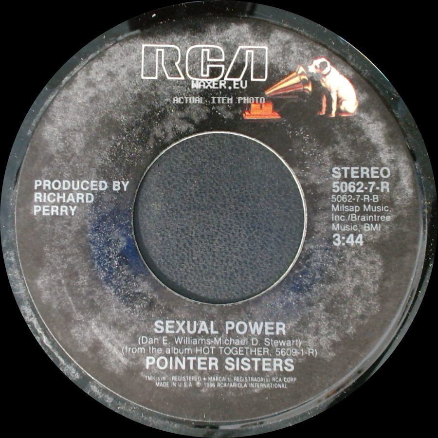 Pointer Sisters - Goldmine / Sexual Power side B