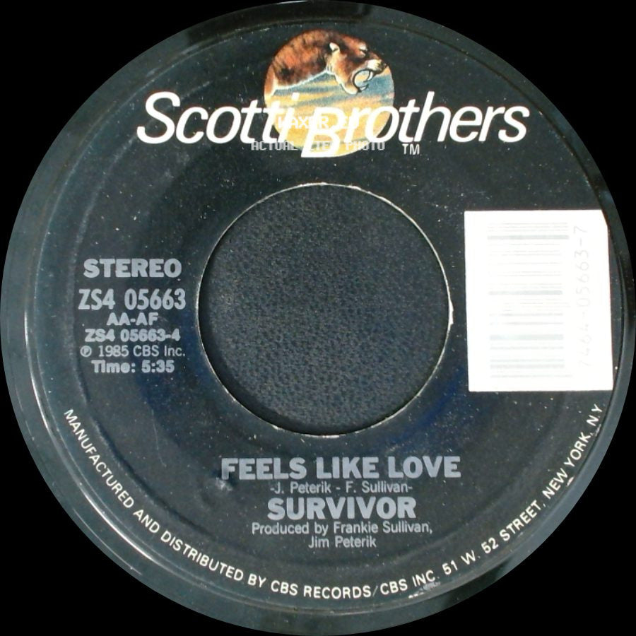 Survivor - Feels Like Love / Burning Heart side A