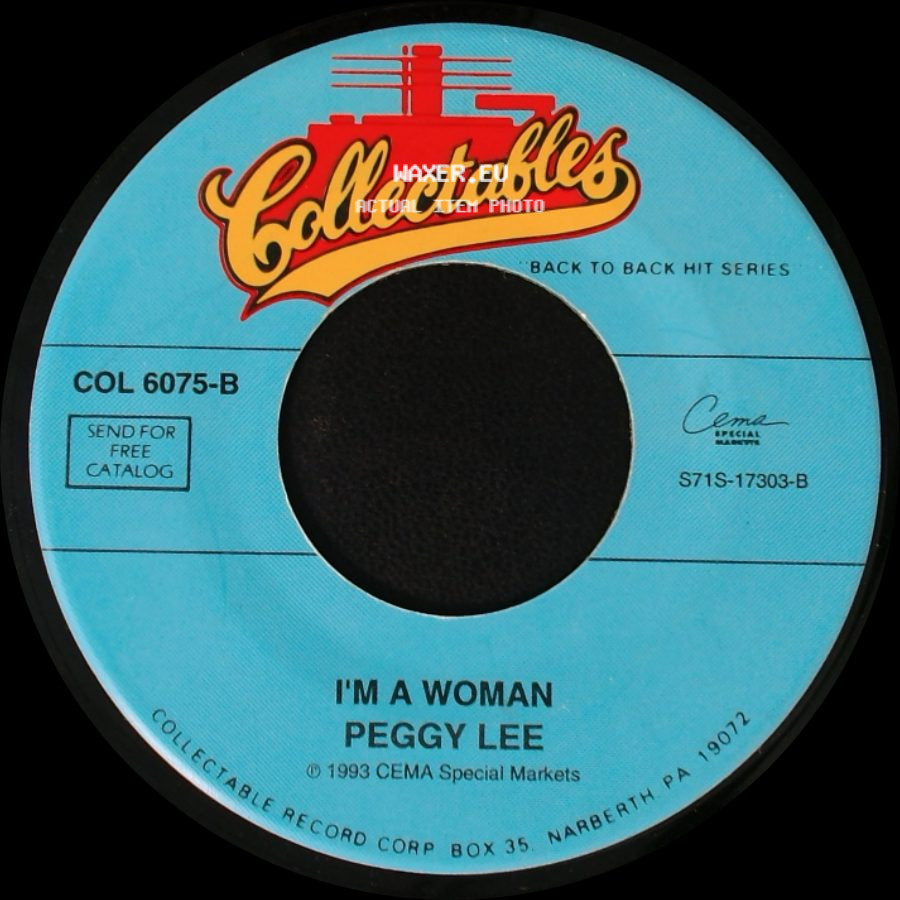 Peggy Lee - Is That All There Is? / I'm A Woman side B