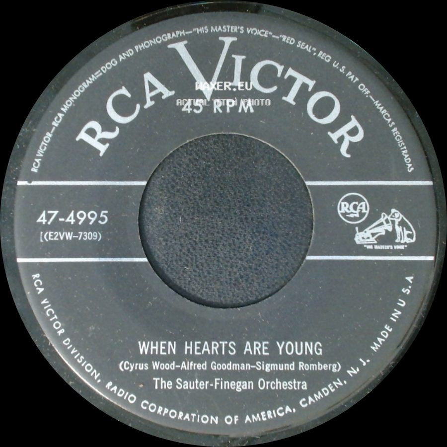 The Sauter-Finegan Orchestra - When Hearts Are Young / Midnight Sleighride (From "The Lieutenant Kijie Suite") side A