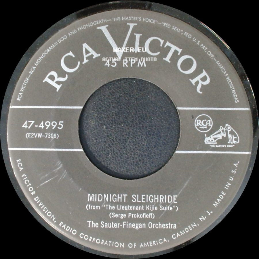The Sauter-Finegan Orchestra - When Hearts Are Young / Midnight Sleighride (From "The Lieutenant Kijie Suite") side B