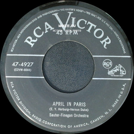 Sauter-Finegan Orchestra - Moonlight On The Ganges / April In Paris side B