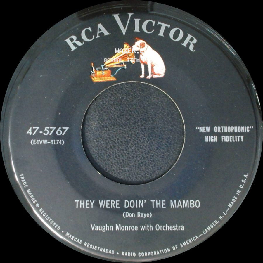 Vaughn Monroe With Orchestra - Mister Sandman / They Were Doin' The Mambo side B