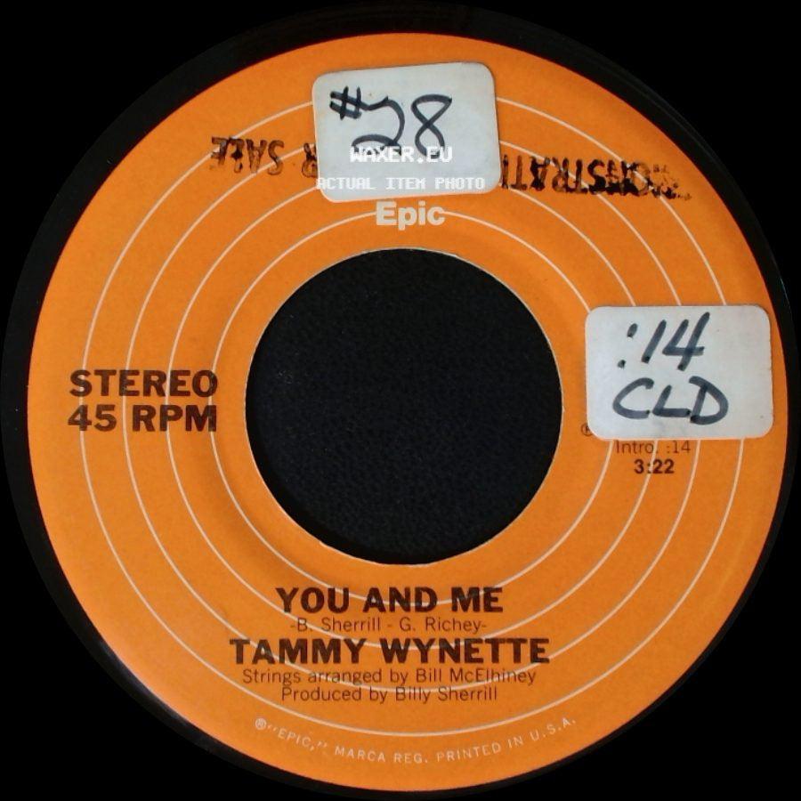 Tammy Wynette - When Love Was All We Had / You And Me side B