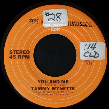 Tammy Wynette - When Love Was All We Had / You And Me side B