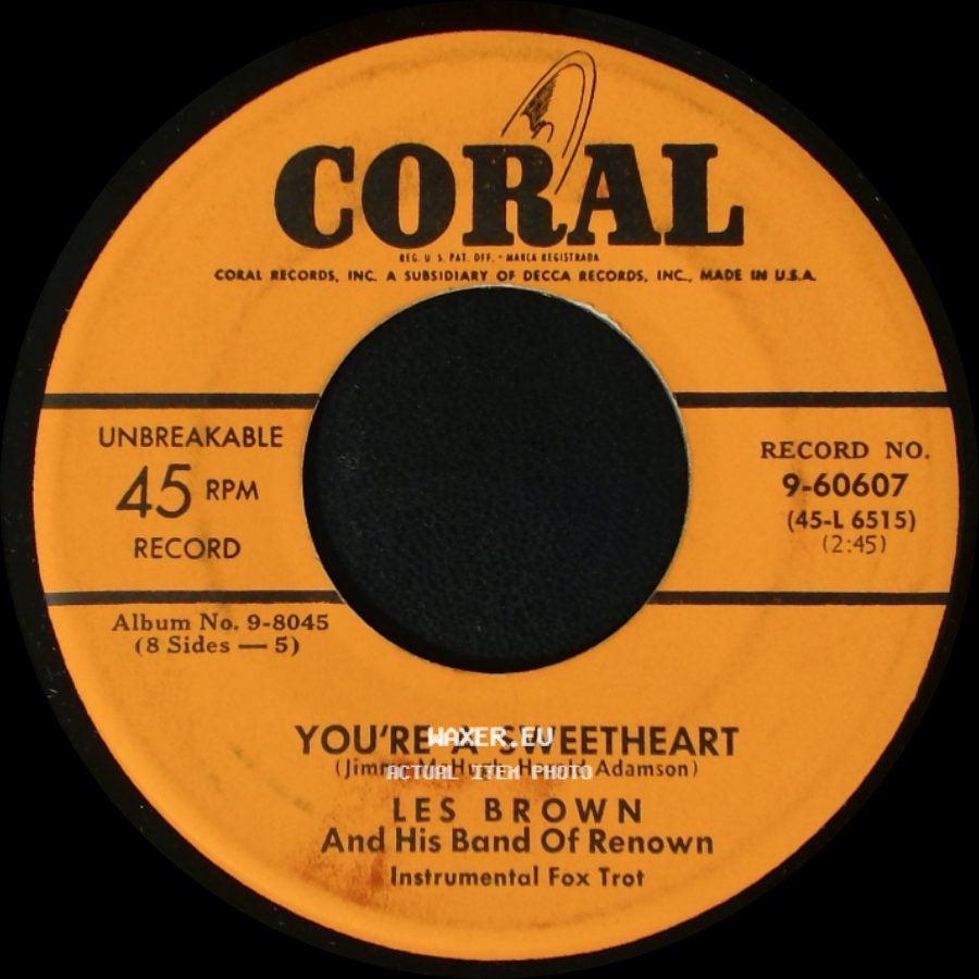 Les Brown And His Band Of Renown - You're The Top / You're A Sweetheart side B