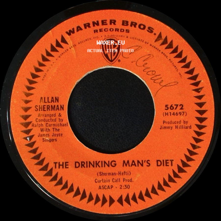 Allan Sherman - The Drinking Man's Diet / The Laarge Daark Aardvark Song side A